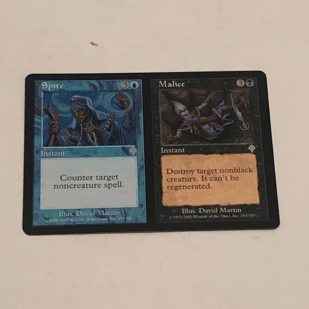 Magic the Gathering Spite // Malice Card